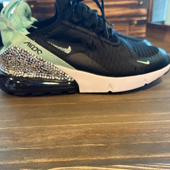 Nike Shoes - Nike Air Max 270 Black and Mint Athletic Shoes